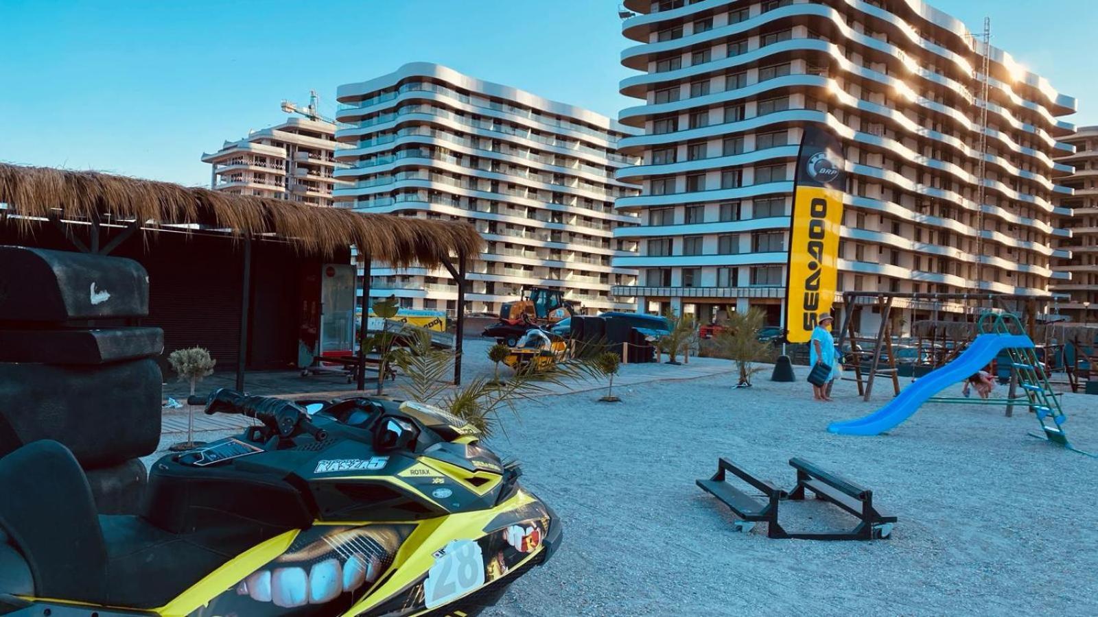 Eva Del Mar - Sea View - Mamaia Nord Apartment Luaran gambar